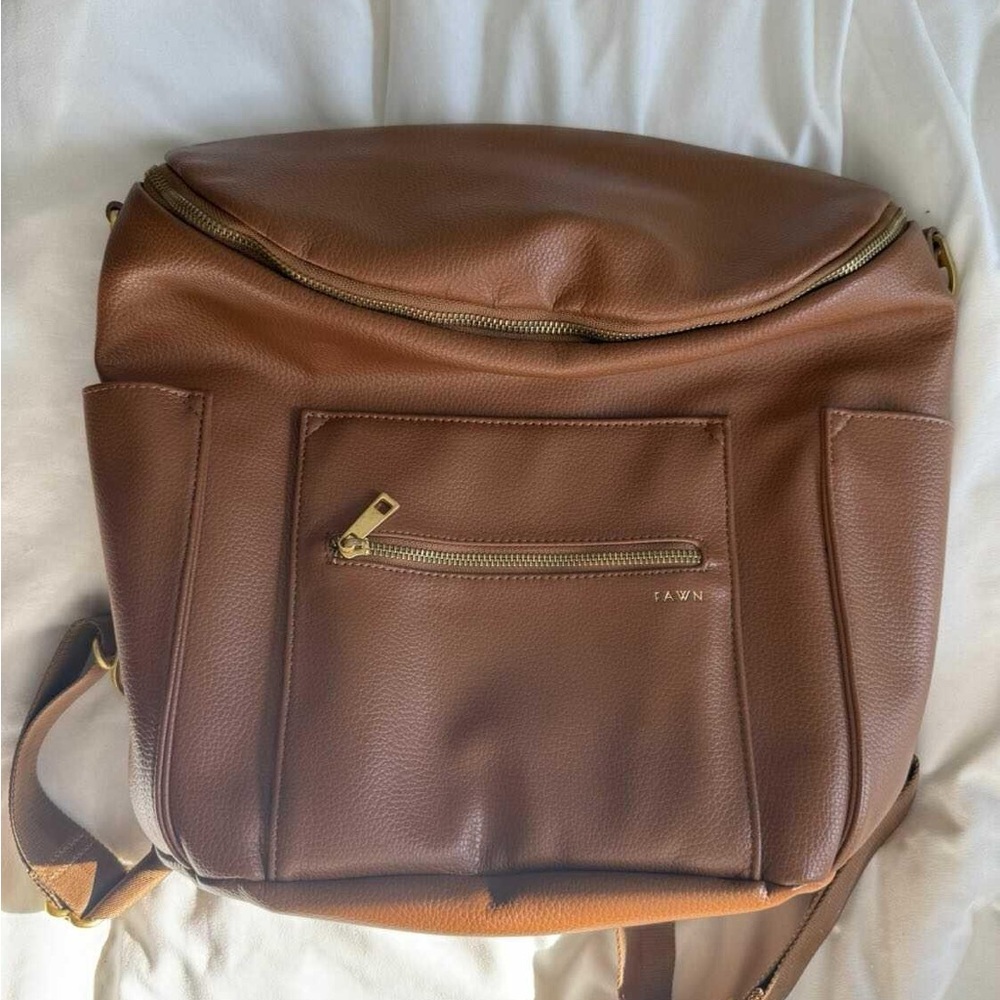 Fawn Design Tan Diaper Backpack